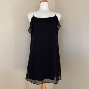 Express Black Dress Spaghetti Strap Size XS